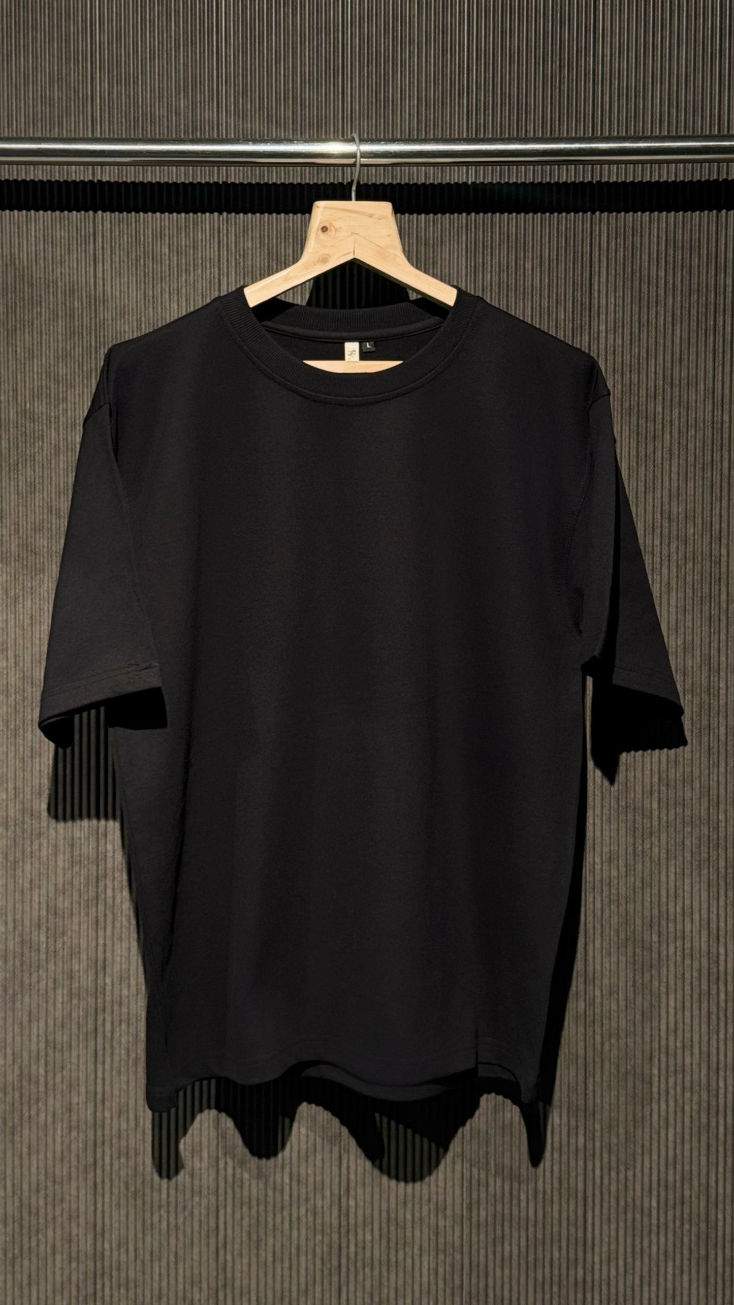 Core Black – 260 GSM Oversized T-shirt