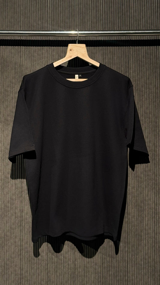 Core Black – 260 GSM Oversized T-shirt