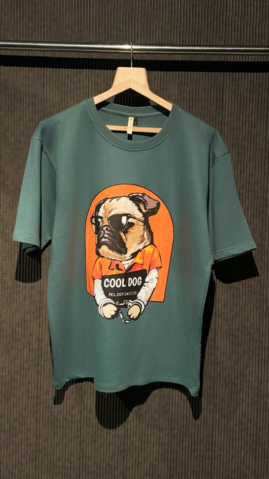 Cool Dog – 220 GSM Oversized T-shirt